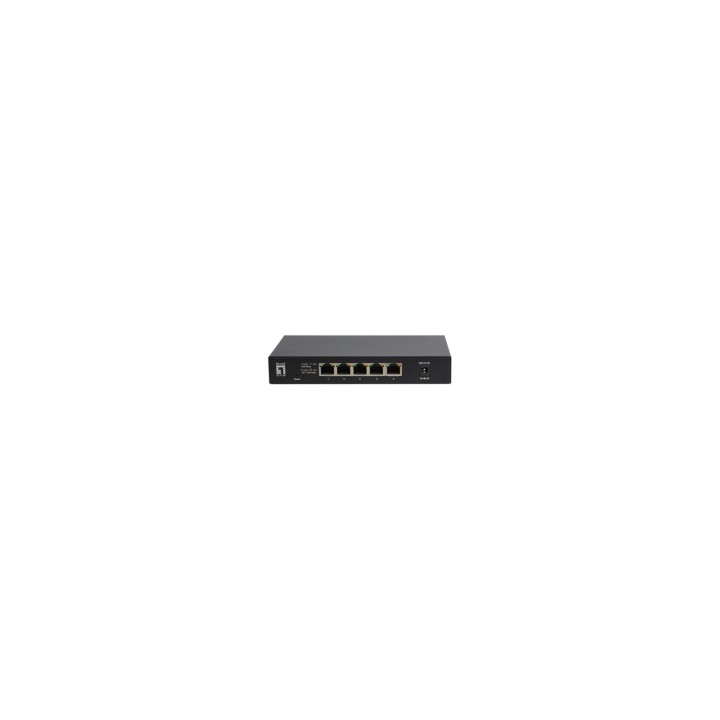 LevelOne GEU-0525 switch No administrado 2.5G Ethernet (100/1000/2500) Negro