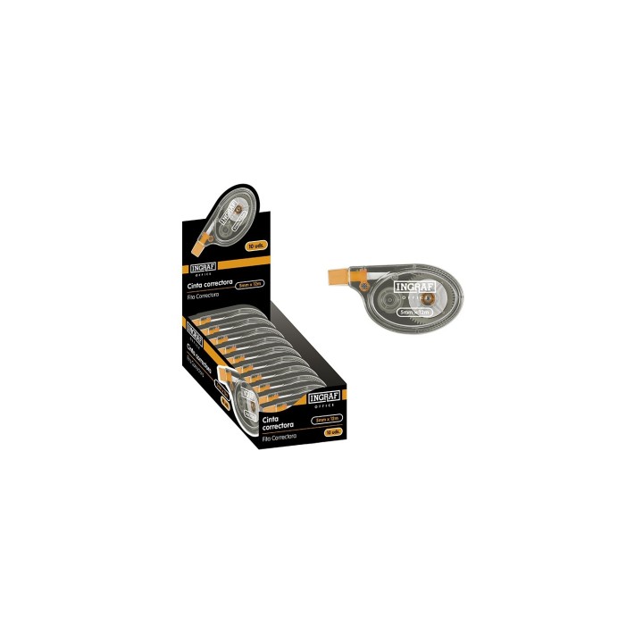 Bismark 330645 corrección de películo/cinta 12 m Multicolor 10 pieza(s)