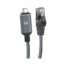 Ewent EC2000 cable de red Negro, Gris 1 m Cat6
