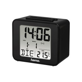 Hama Cube Reloj despertador digital Negro