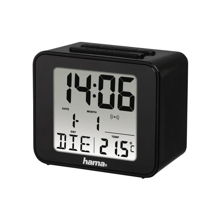 Hama Cube Reloj despertador digital Negro
