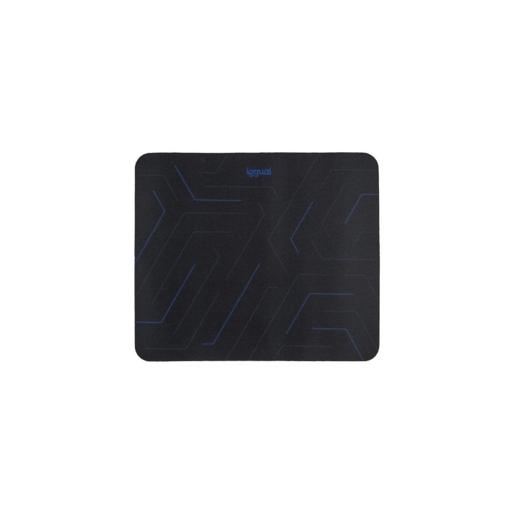 iggual Hexa 1 Alfombrilla de ratón para juegos Negro, Azul
