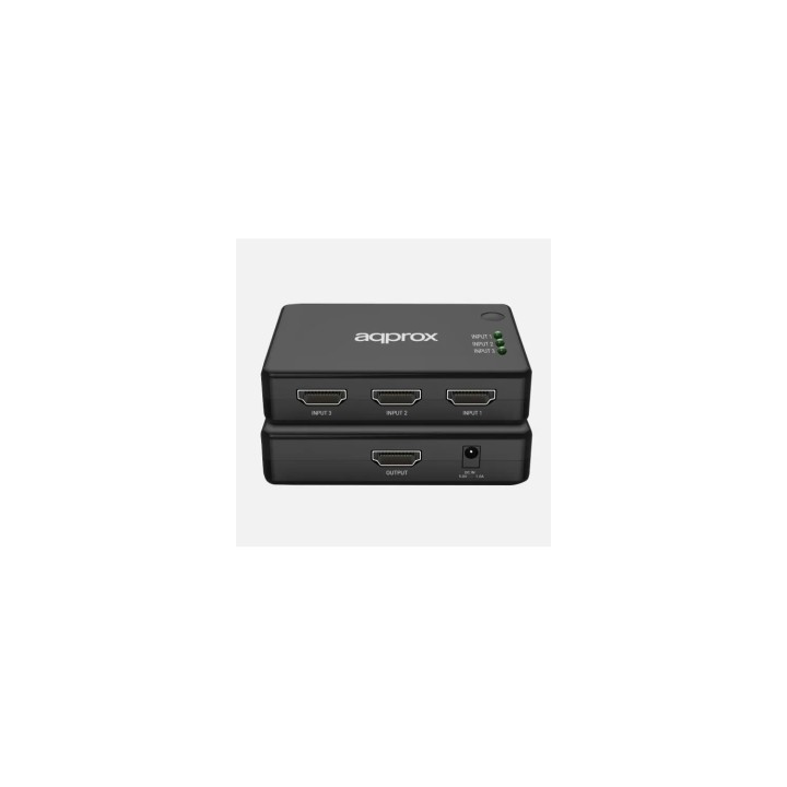Approx APPC29V4 Switch 4K HDMI de 3 puertos