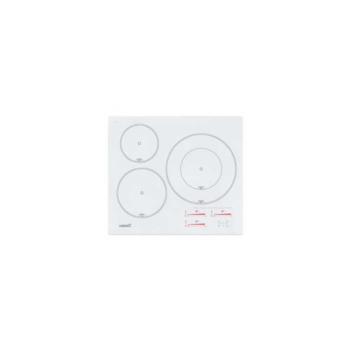 CATA INSB 6030 WH Blanco Integrado 60 cm Con placa de inducción 3 zona(s)