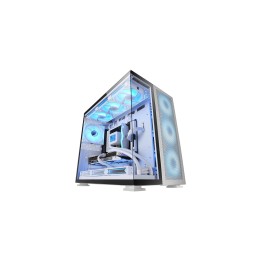 Mars Gaming MC-NOVA2, Caja Gaming Custom XXL E-ATX, Doble Cristal Templado Continuo Sin Marco, Soporte Completo Refrigeración