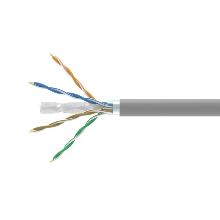 Equip 404539 cable de red Gris 305 m Cat6 F/UTP (FTP)