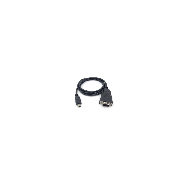 Equip 133392 cable de serie Negro 1,5 m USB Tipo C DB-9