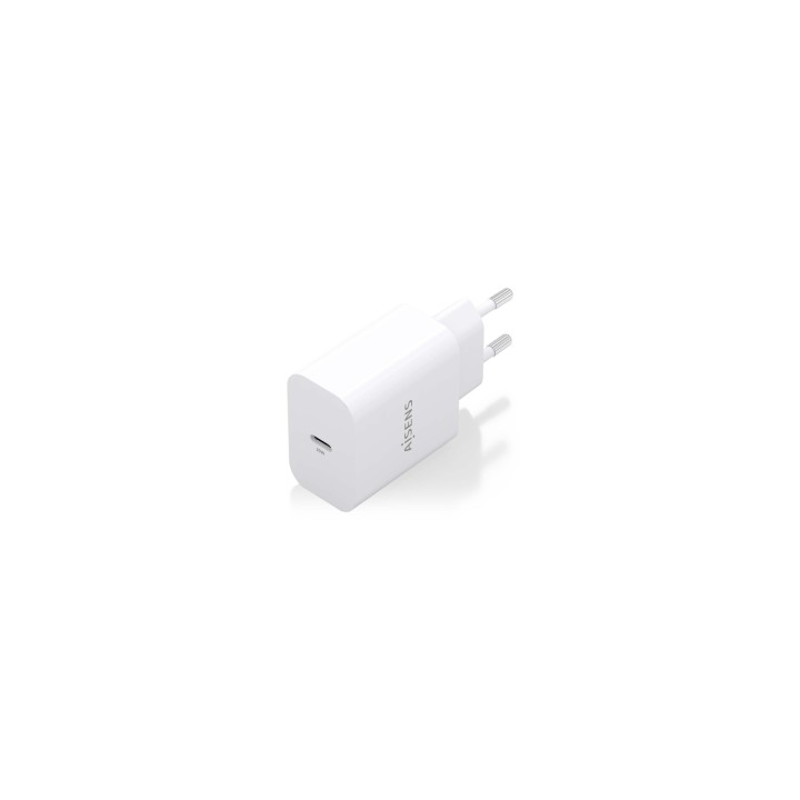AISENS Cargador GaN 20W, 1xUSB-C PD3.0, Blanco