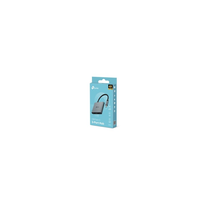TP-Link UH3020C hub de interfaz USB Tipo C 5000 Mbit/s Gris