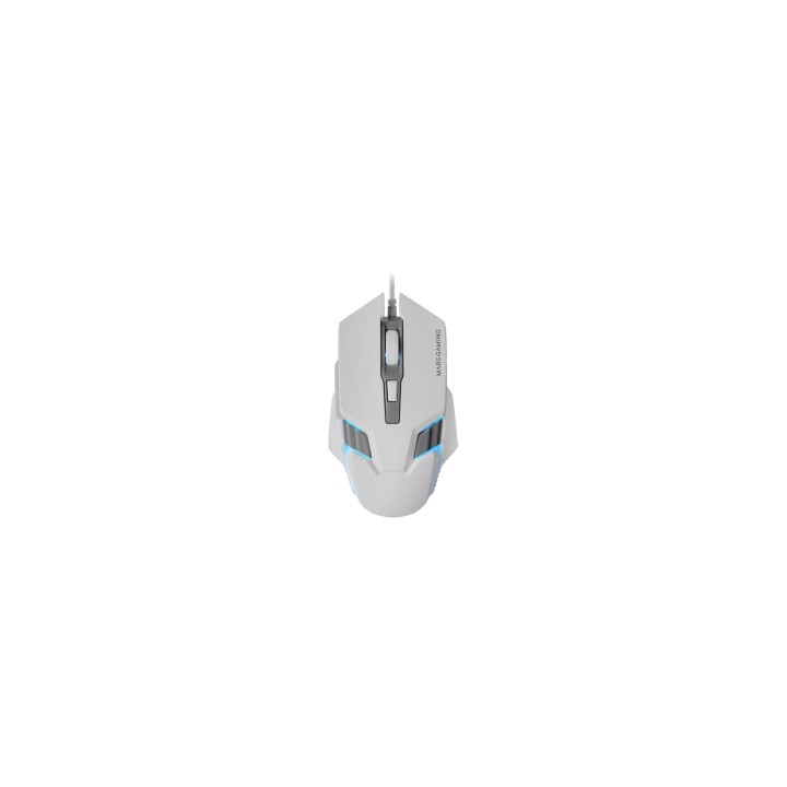 Mars Gaming MM024, Ratón Gaming RGB, Sensor Óptico 4000 DPI, Switches Mecánicos Huano, Iluminación RGB Flow, Ajuste On-the-fly