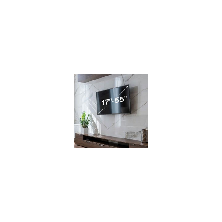 UNYKAch Soporte De Pared Universal Inclinable Y Giratorio UK1113 17″-55″ TV / Monitores