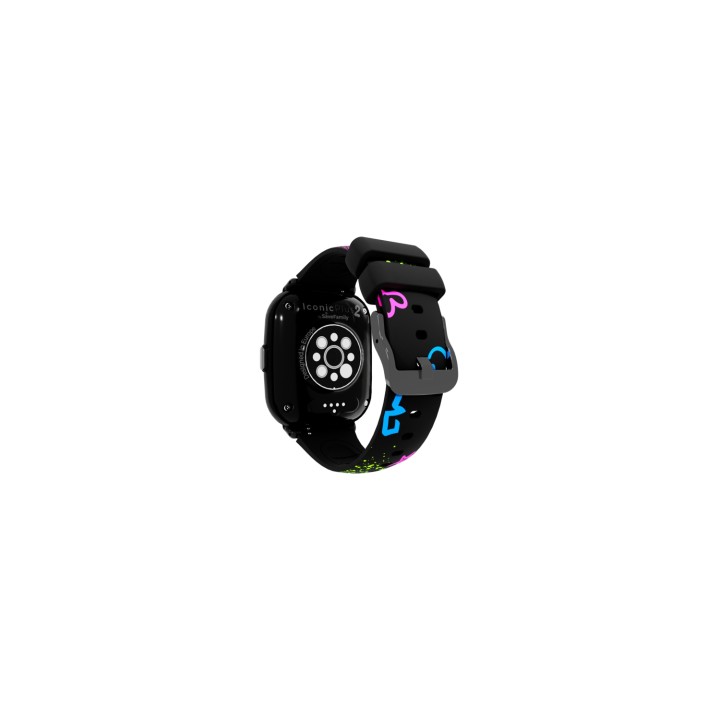 SmartWatch SaveFamily Iconic Plus 2 Correa Silicona Estampada Negro Street Slyle 4G