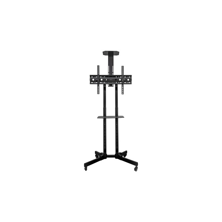 UNYKAch Soporte De Suelo Universal Móvil, Con 2 Bandejas Y Altura Regulable UK501 32″-75″ TV / Monitores