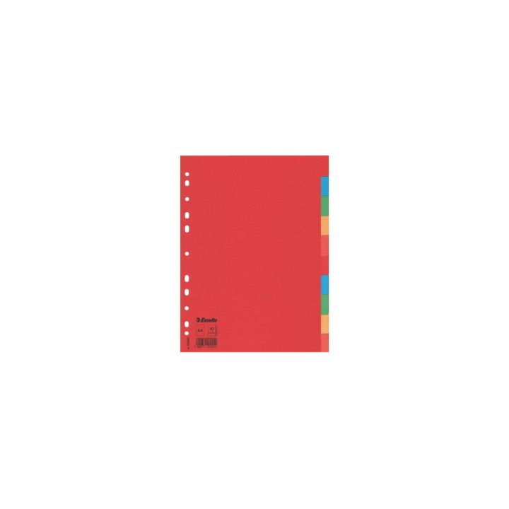 Esselte Multicoloured Card Dividers divisor Multicolor 1 pieza(s)
