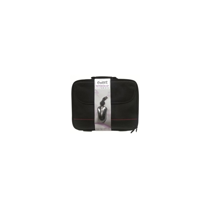 MALETIN PORTATIL+RATON EWENT 16.1p NEGRO EW2505