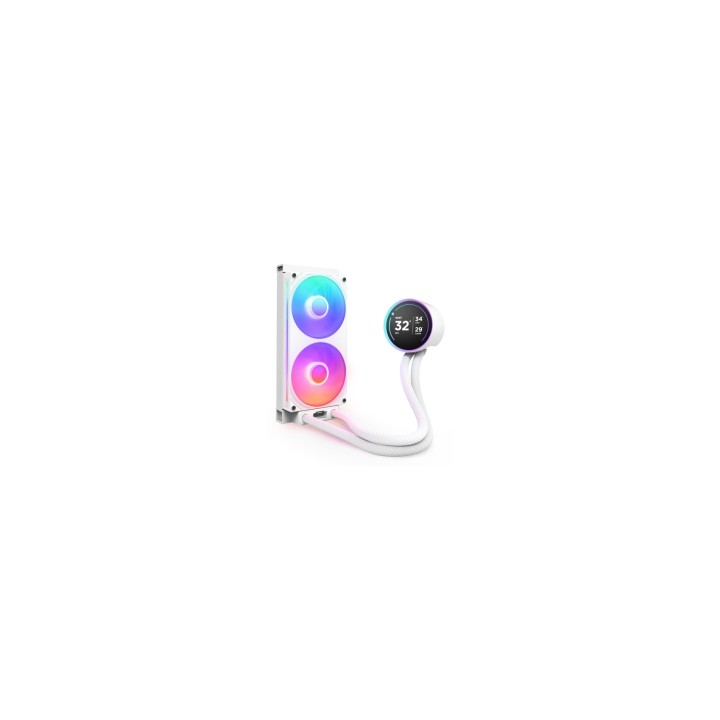 NZXT Kraken Elite 240 RGB Procesador Sistema de refrigeración líquida todo en uno 12 cm Blanco 1 pieza(s)