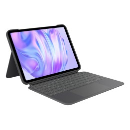 Logitech Combo Touch, Funda con Teclado, iPad Pro 11 Pulgadas (M4)(2024) - Teclado retroiluminado extraíble con Soporte