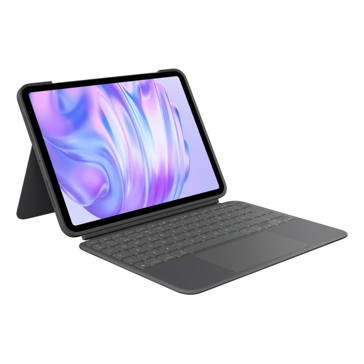 Logitech Combo Touch, Funda con Teclado, iPad Pro 11 Pulgadas (M4)(2024) - Teclado retroiluminado extraíble con Soporte