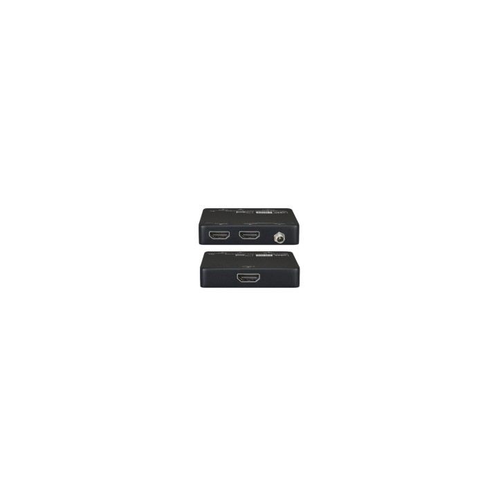 LevelOne HVE-9006 extensor audio/video Transmisor y receptor de señales AV Negro