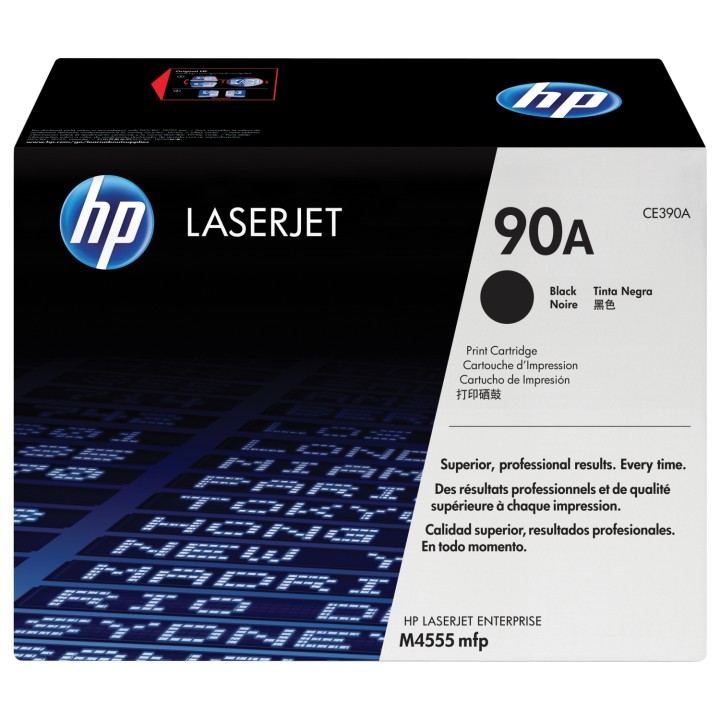 HP Cartucho de tóner original LaserJet 90A negro