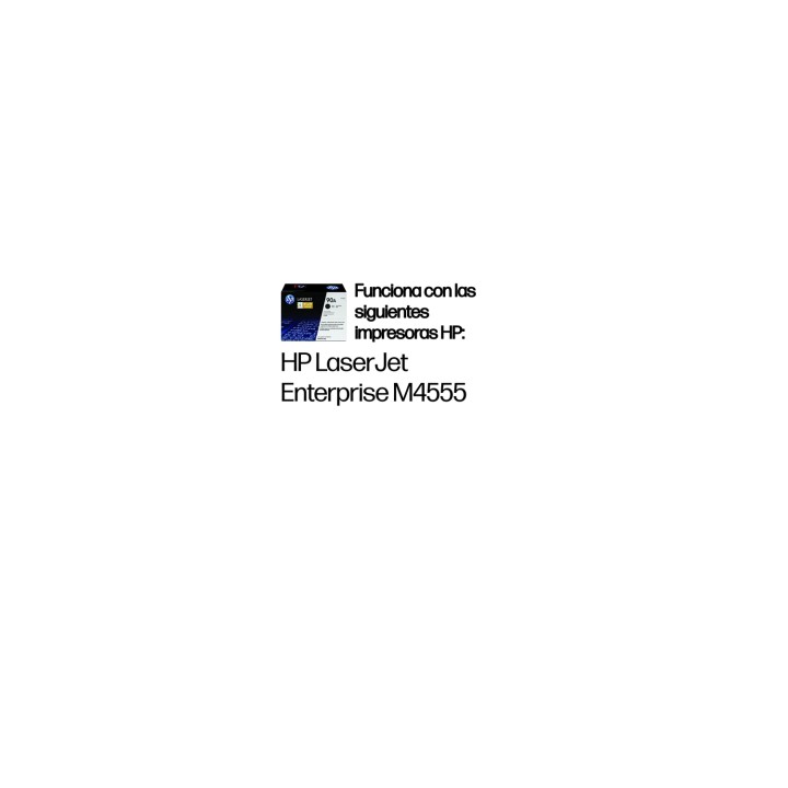 HP Cartucho de tóner original LaserJet 90A negro