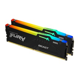 Kingston Technology FURY Beast 64GB 6400MT/s DDR5 CL32 DIMM (Kit de 2) RGB EXPO