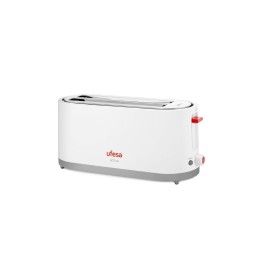 Ufesa TT7375 tostadora 7 2 rebanada(s) 1400 W Gris, Rojo, Blanco