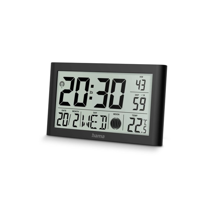 Hama Martinique Reloj despertador digital Negro