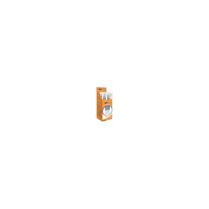 BIC Cristal Up Negro Bolígrafo Medio 20 pieza(s)