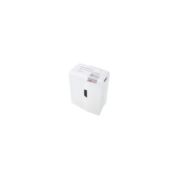 HSM X10 triturador de papel Corte en partículas 58 dB 22 cm Plata, Blanco