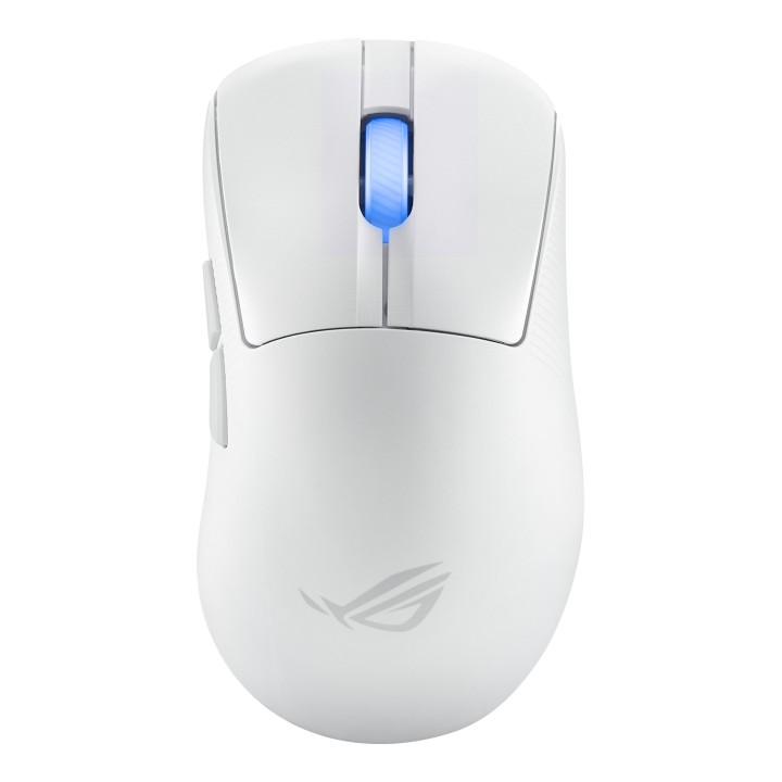 ASUS ROG Keris II Ace Wireless AimPoint White ratón Juego mano derecha RF Wireless + Bluetooth + USB Type-A Óptico 42000 DPI
