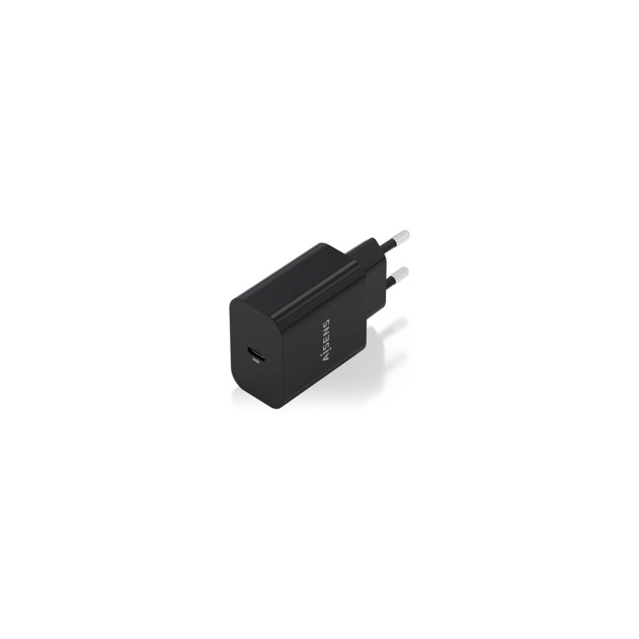 AISENS Cargador GaN 20W, 1xUSB-C PD3.0, Negro