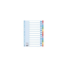 Esselte Multi-coloured Cardboard Dividers divisor 10 pieza(s)
