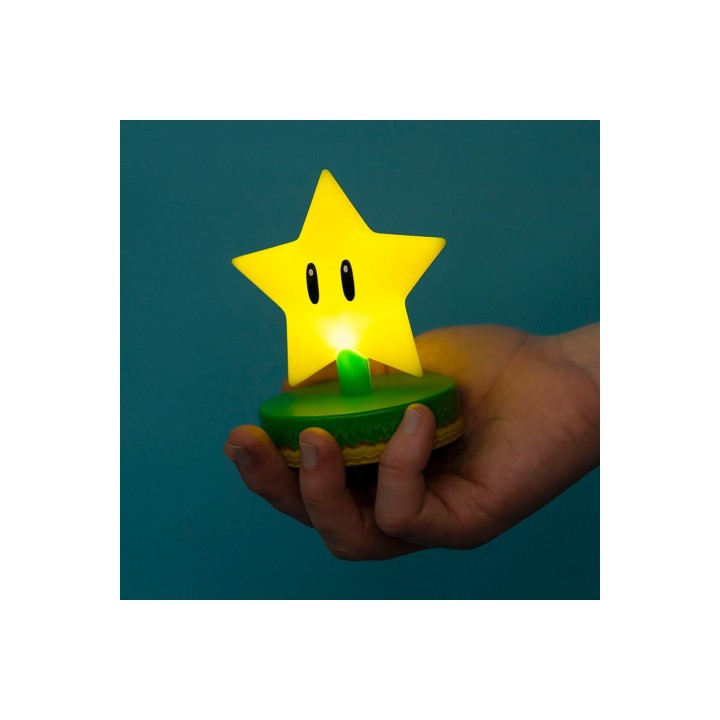 Lampara Icons Estrella Super Mario 10 cm
