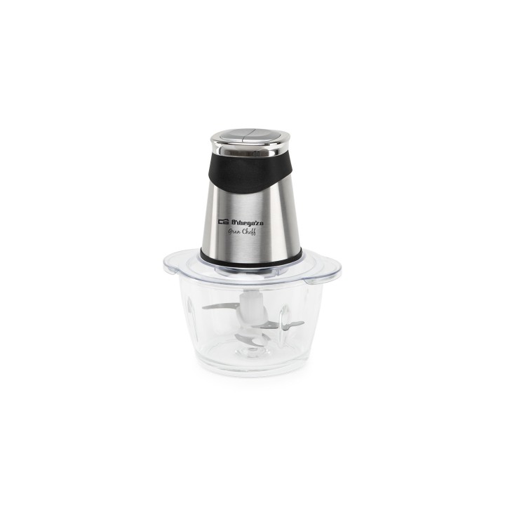 Orbegozo MC 4650 picadora eléctrica de alimentos 1,2 L 500 W Negro, Plata