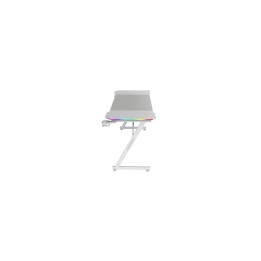 Mars Gaming MGD-X140RGB, Mesa Gaming Ergonómica, Iluminación ARGB con Mando, Fibra de Carbono, Alfombrilla XXL, Soporte