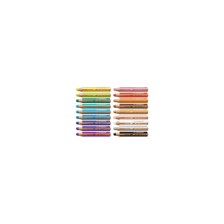 STABILO Woody 3 in 1 Multicolor 18 pieza(s)