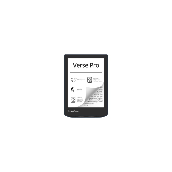 PocketBook Verse Pro lectore de e-book Pantalla táctil 16 GB Wifi Negro, Azul