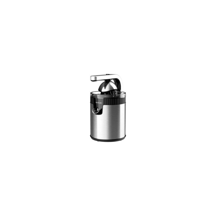 Cecotec Xqueeze RetroJuice 600 Steel Licuadora centrífuga 600 W Negro, Metálico