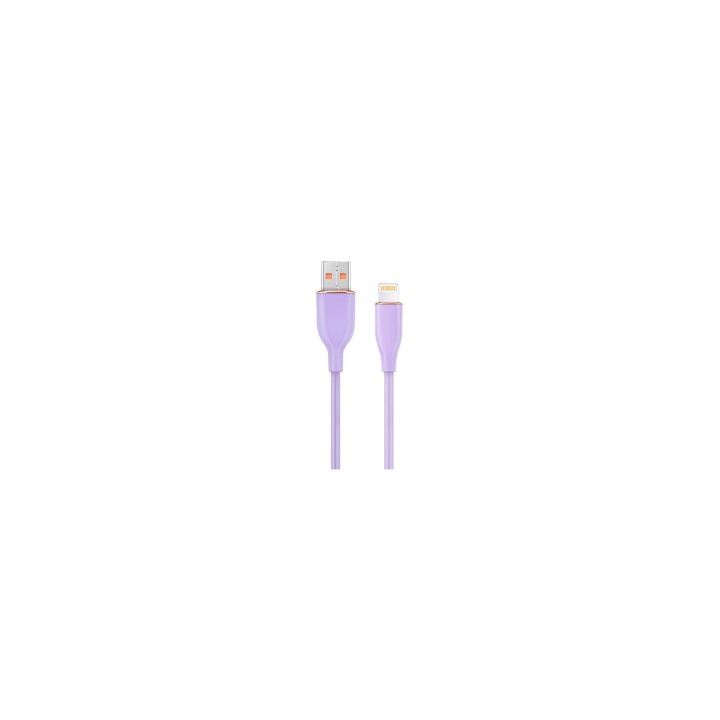 Gembird CC-USB2S-AM8PM-1.5M-P cable de conector Lightning 1,5 m Violeta
