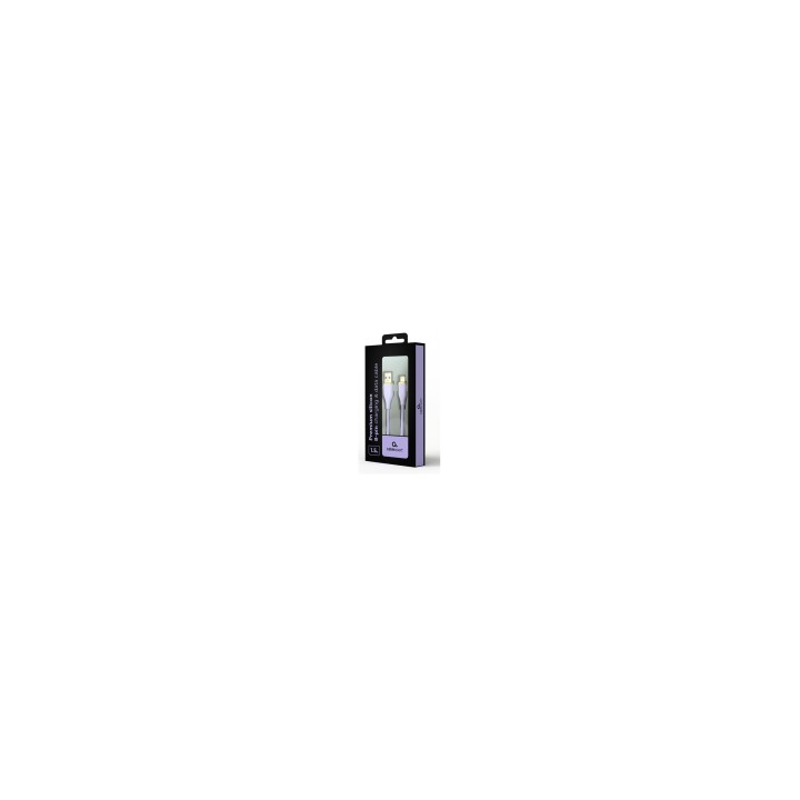 Gembird CC-USB2S-AM8PM-1.5M-P cable de conector Lightning 1,5 m Violeta