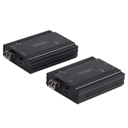 StarTech.com Extensor KVM HDMI de 4K por Fibra - Alargador de Consola Switch KVM con Vídeo HDMI y USB Remoto - hasta 300m