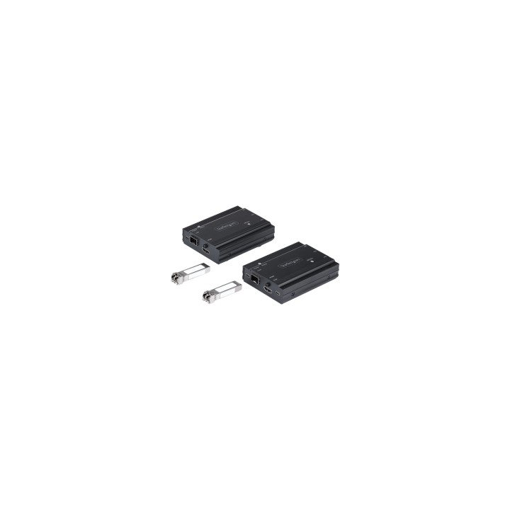 StarTech.com Extensor KVM HDMI de 4K por Fibra - Alargador de Consola Switch KVM con Vídeo HDMI y USB Remoto - hasta 300m