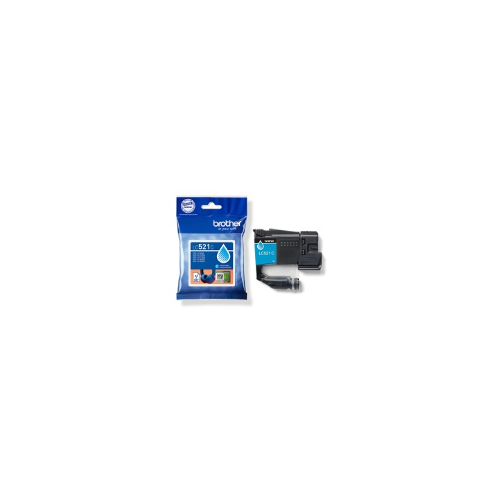 Brother LC521C cartucho de tinta 1 pieza(s) Original Cian