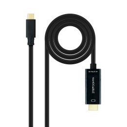 Nanocable Cable Conversor USB-C a HDMI, USB-C/M – HDMI/M, Negro, 5 m