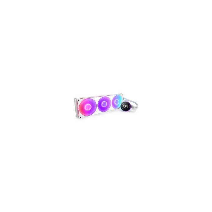 NZXT Kraken Elite 420 RGB Procesador Sistema de refrigeración líquida todo en uno 14 cm Blanco 1 pieza(s)