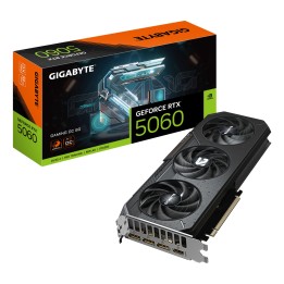 GIGABYTE GeForce RTX 5060 GAMING OC 8G Tarjeta Gráfica - 8GB GDDR7, 128bit, PCI-E 5.0, 2595 MHz Frecuencia del núcleo, 3 x