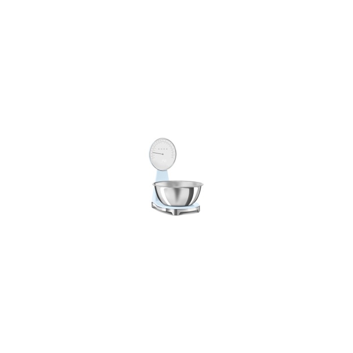 Smeg KSF01PBWW báscula de cocina Azul, Cromo Encimera Báscula electrónica de cocina