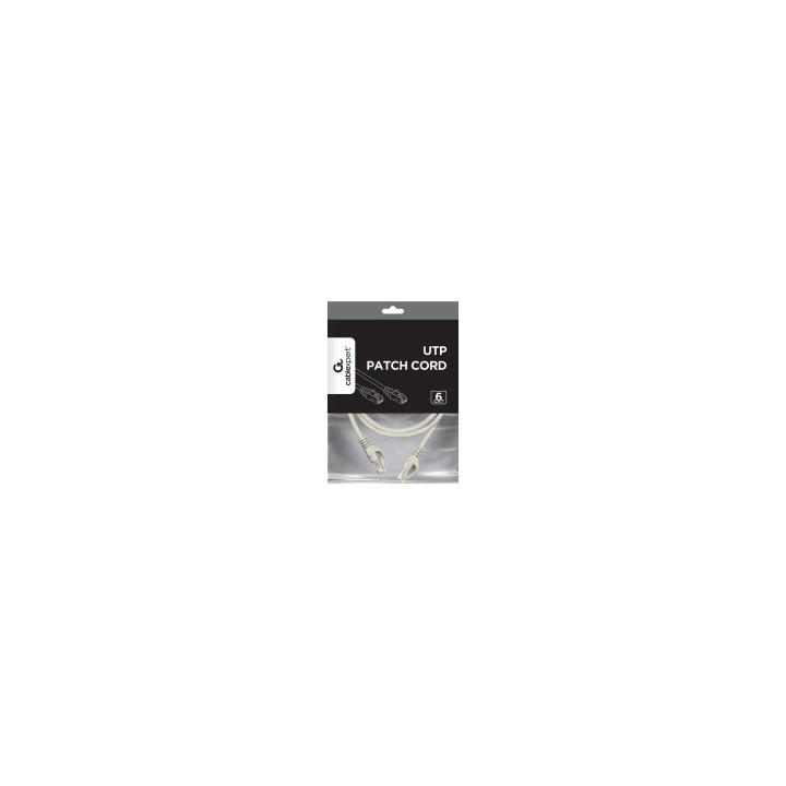 Gembird PP6U-1.5M cable de red Gris 1,5 m Cat6 U/UTP (UTP)