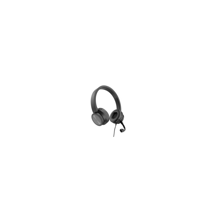 Conceptronic POLONA05BC auricular y casco Auriculares Alámbrico Diadema Llamadas/Música USB Tipo C Negro